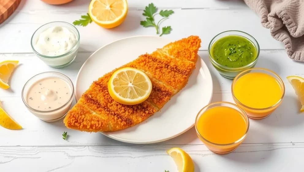 Vilken kall sås passar bäst till panerad fisk
